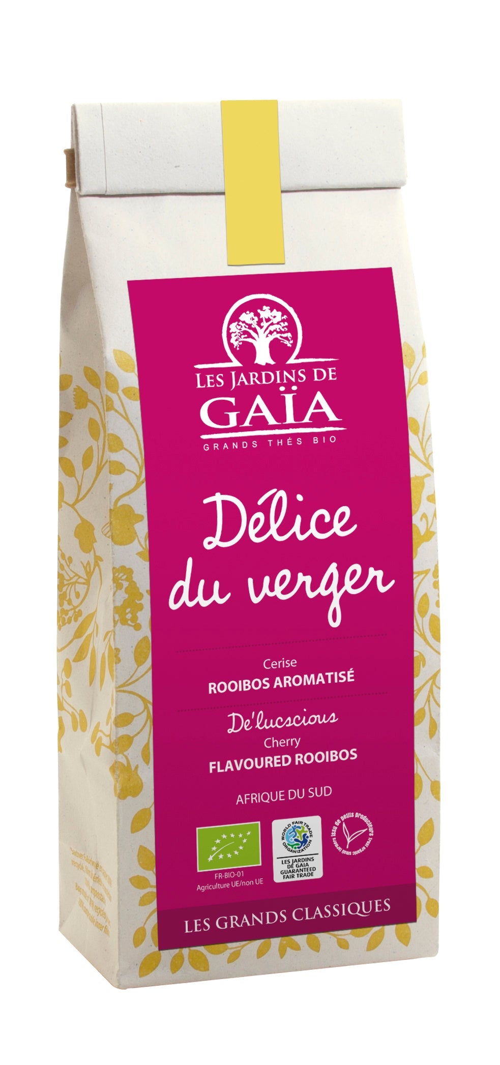 Jardins De Gaïa -- Rooibos bio délice du verger (saveur cerise) - 100 g