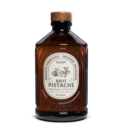 Bacanha -- Sirop pistache brut bio - 400 ml